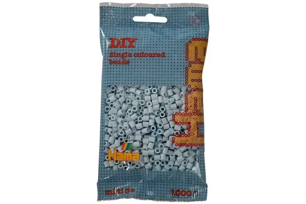 Hama midi perler 1000 stk støvet blå 120