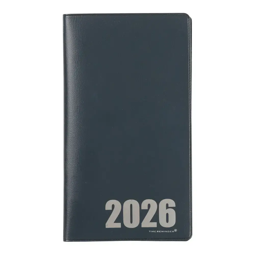 Månedskalender 2026 Metal Antikgrå Vinyl