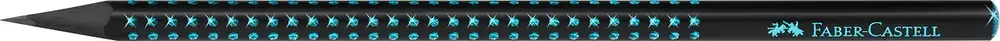 Blyant Faber-Castell Sparkle Sort M/ Blå Glitter