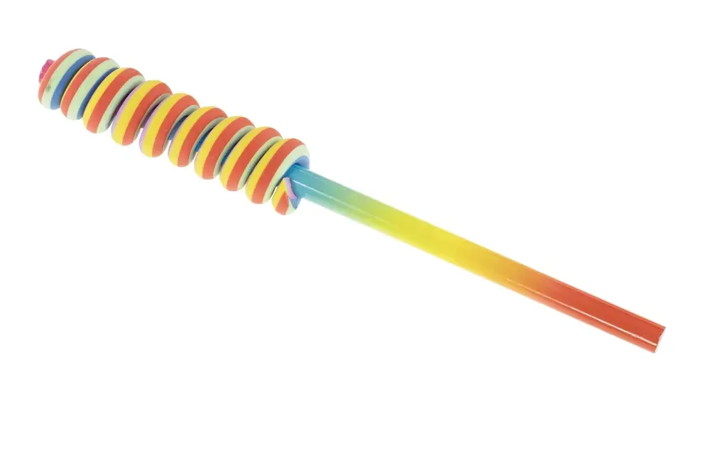 Blyant regnbue m/lollipop viskelæder Tinka