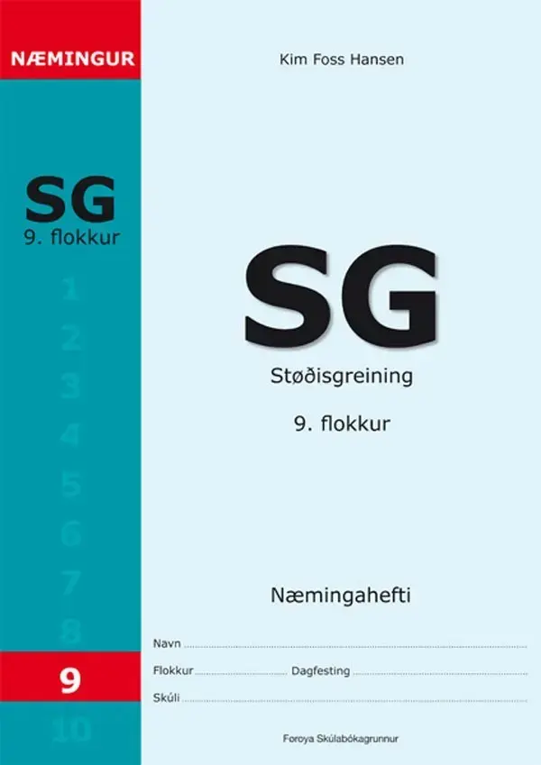 SG,Støðisgreining - 9. flokkur