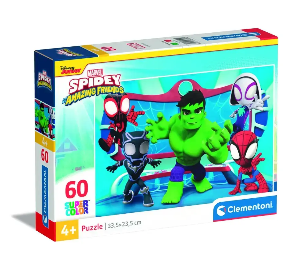 Puslespil Spidey And His Amazing Friends 60 brikker