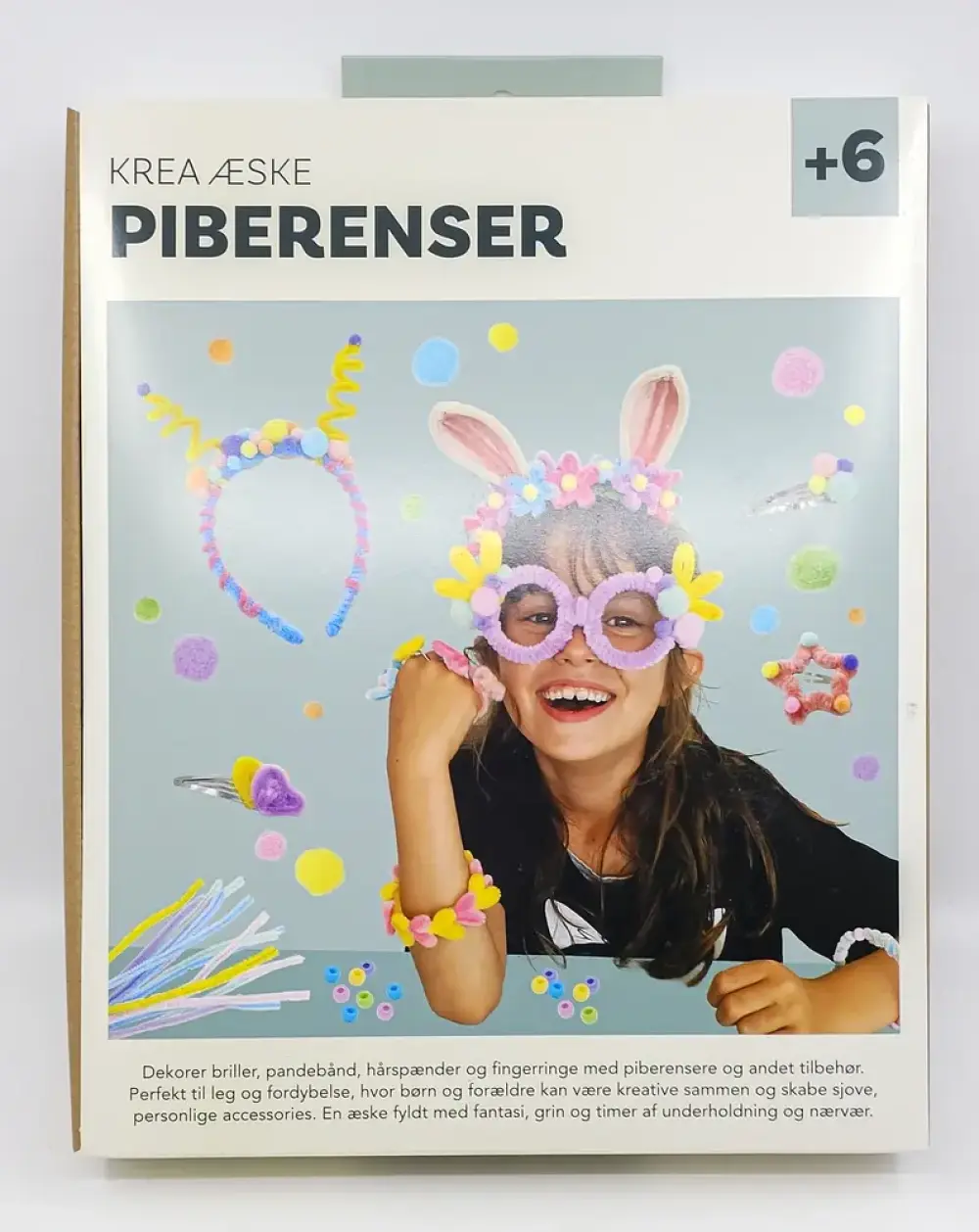 Piberenser Krea hårpynt og smykker ass.