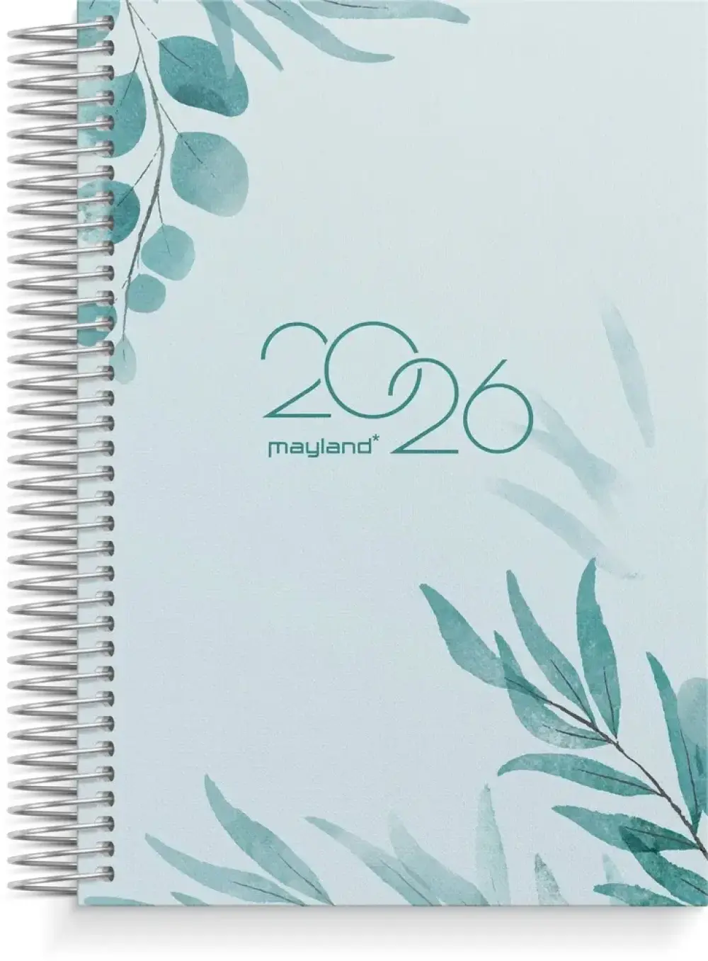 Spiralkalender 2026 dag mønstret