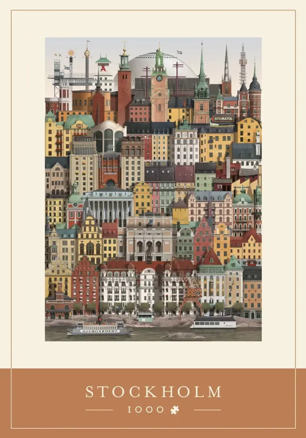 Puslespil danmark 1000 brikker