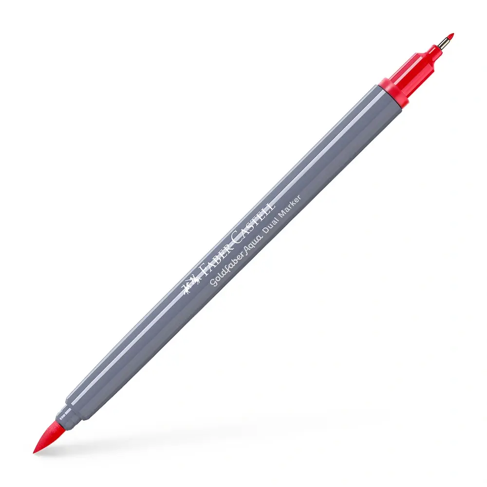 Tusser dobbelt Goldfaber Aqua brilliant red 122