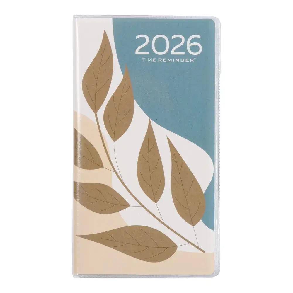 Månedskalender 2026 Grene Blå/Brun/Sand