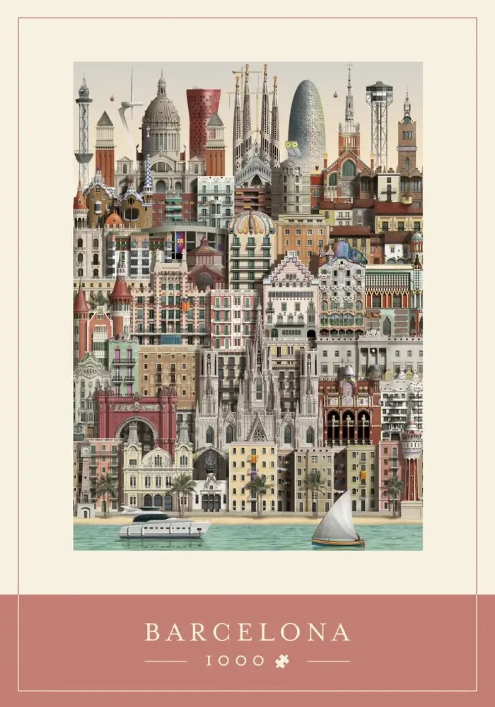 Puslespil danmark 1000 brikker