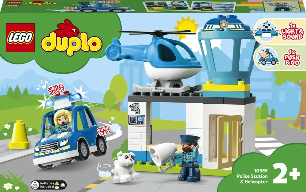 10959 LEGO DUPLO Politistation og Helikopter