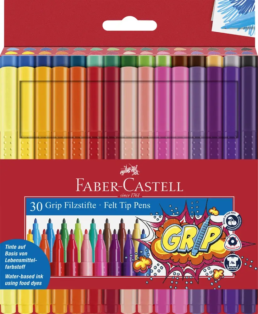 Tusser grip Faber-Castell 30 stk