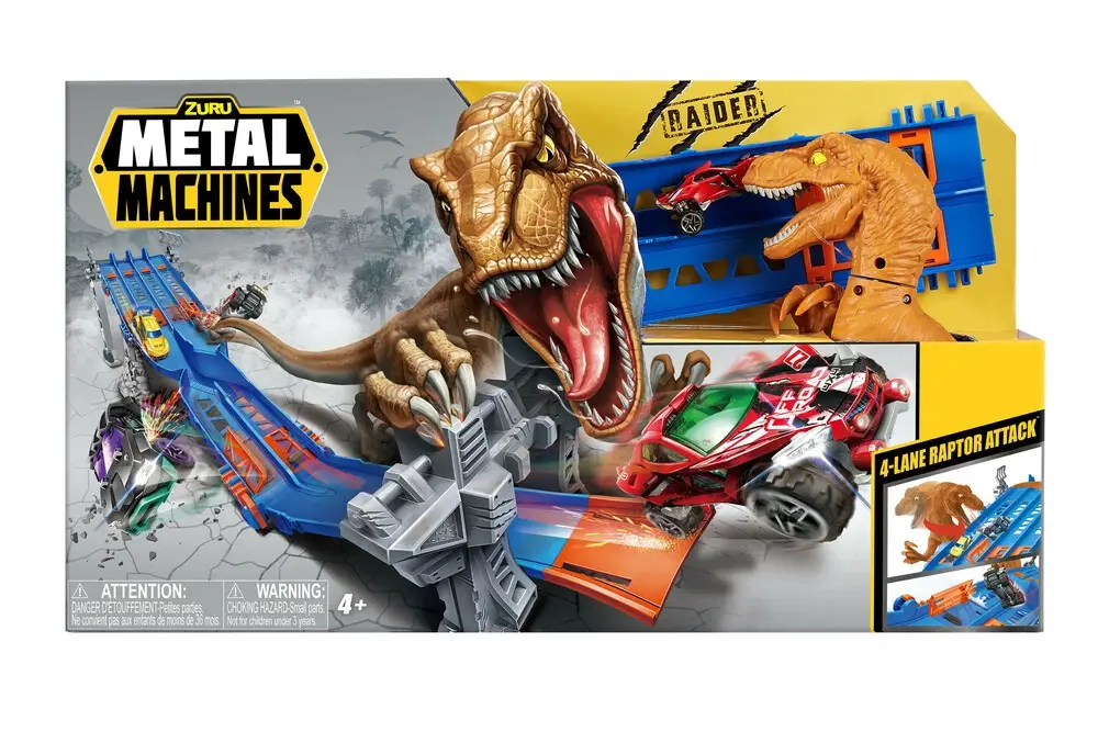 Metal Machines S1 Playset - 4 Lane Madness