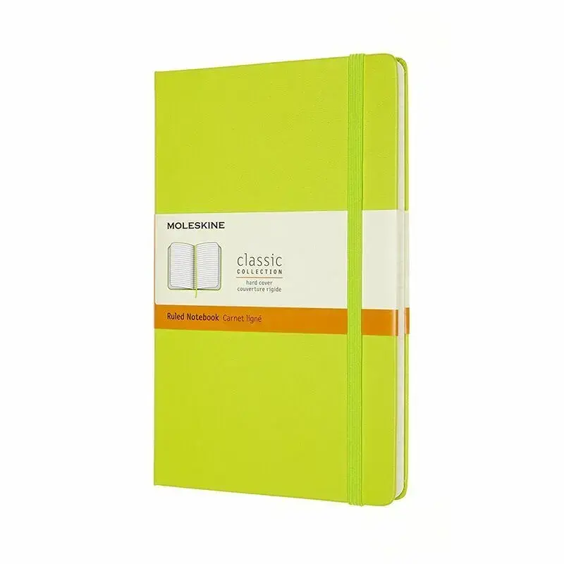 Notesbog Moleskine classic large hard p hyd.blue 13x21cm