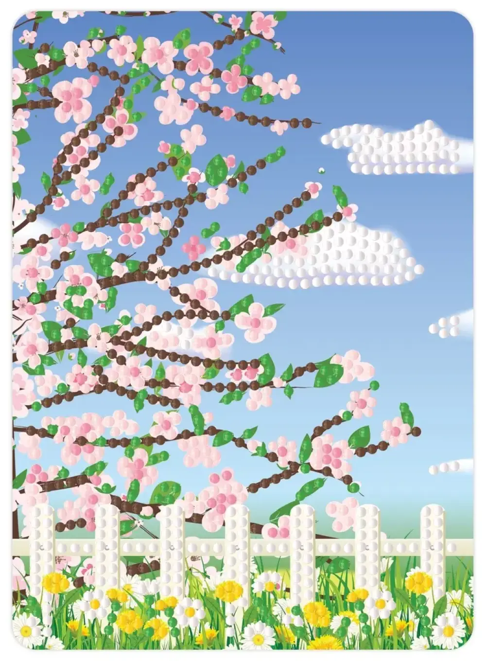 Diamond art kattekillinger 13 x 18 cm