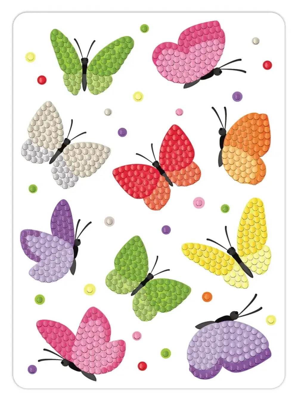 Diamond art græskar 13 x 18 cm